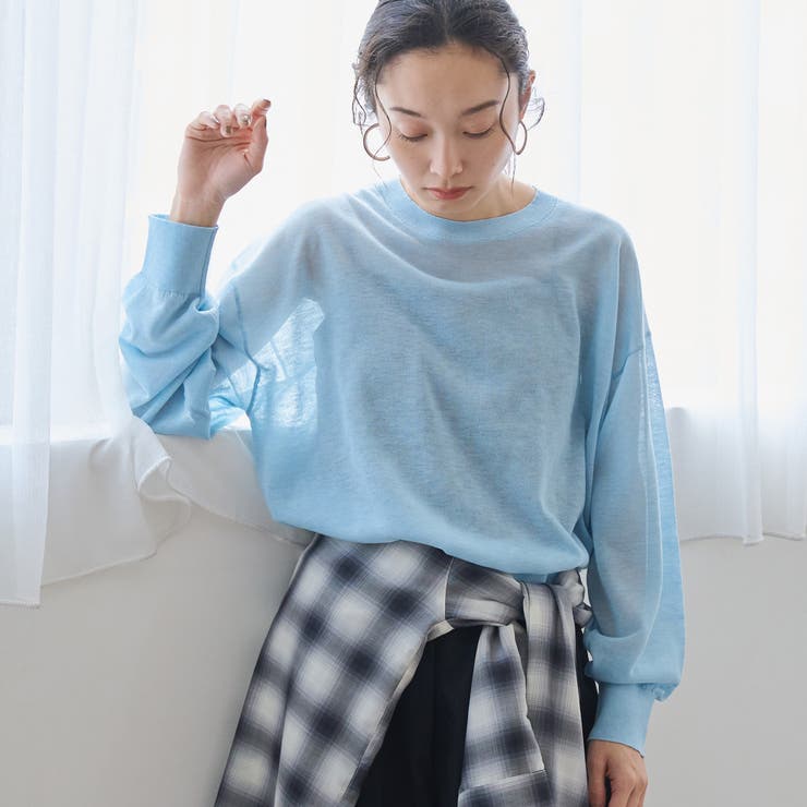 【UVカット】オータムシアークルーネックニット | coen【women】 | 詳細画像26 