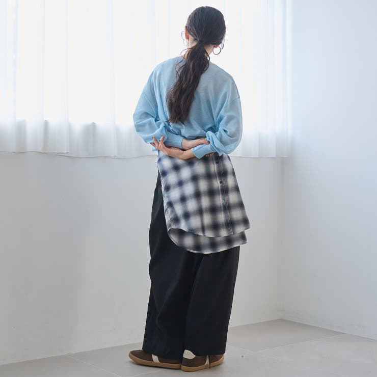 【UVカット】オータムシアークルーネックニット | coen【women】 | 詳細画像32 