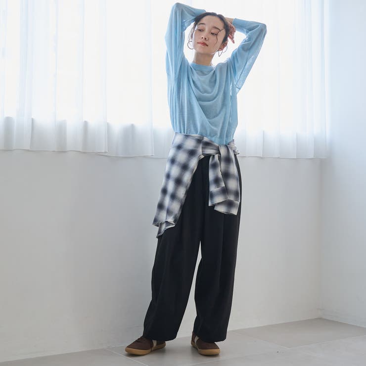 【UVカット】オータムシアークルーネックニット | coen【women】 | 詳細画像33 