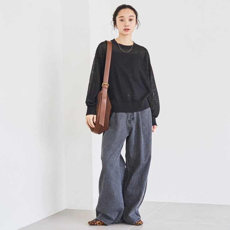 【UVカット】オータムシアークルーネックニット | coen【women】 | 詳細画像5 