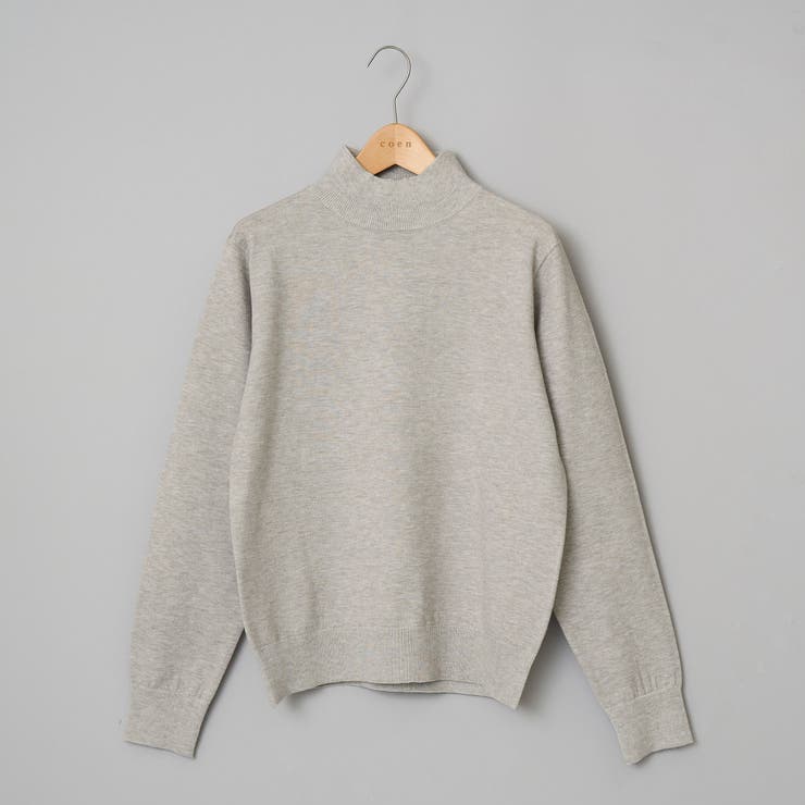 モチモチ天竺 ウォッシャブルハイネックニット【インフルエンサー紹介アイテム】 | coen【women】 | 詳細画像27 