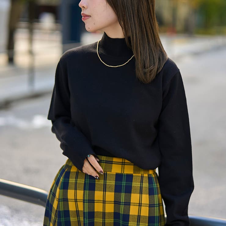 モチモチ天竺 ウォッシャブルハイネックニット【インフルエンサー紹介アイテム】 | coen【women】 | 詳細画像8 