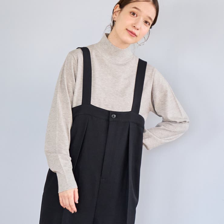 LT.GRAY | モチモチ天竺 ウォッシャブルハイネックニット【インフルエンサー紹介アイテム】 | coen【women】