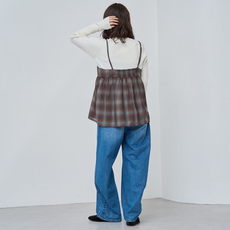 モチモチ ウォッシャブルリブクルーネックニット【Youtube紹介アイテム】 | coen【women】 | 詳細画像10 