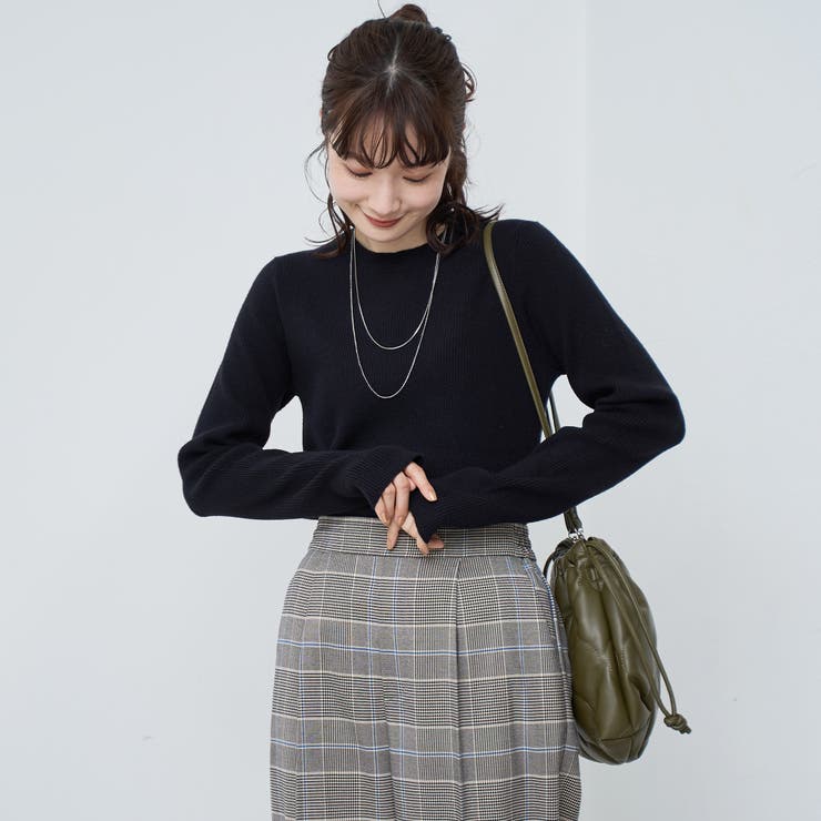 モチモチ ウォッシャブルリブクルーネックニット【Youtube紹介アイテム】 | coen【women】 | 詳細画像11 