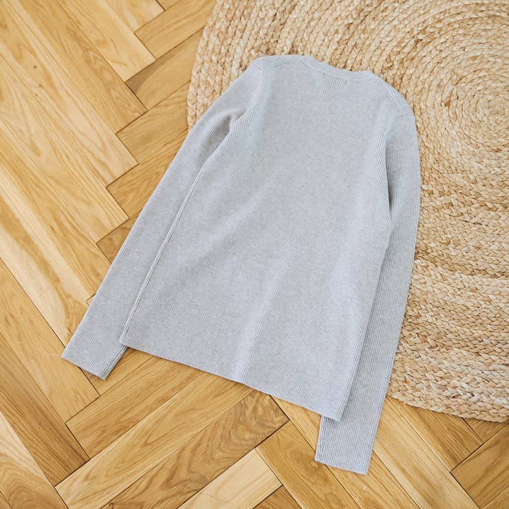 モチモチ ウォッシャブルリブクルーネックニット【Youtube紹介アイテム】 | coen【women】 | 詳細画像22 