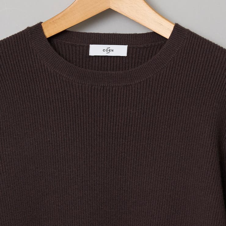モチモチ ウォッシャブルリブクルーネックニット【Youtube紹介アイテム】 | coen【women】 | 詳細画像33 