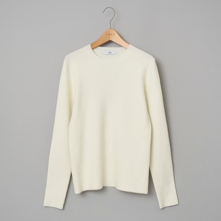 モチモチ ウォッシャブルリブクルーネックニット【Youtube紹介アイテム】 | coen【women】 | 詳細画像36 