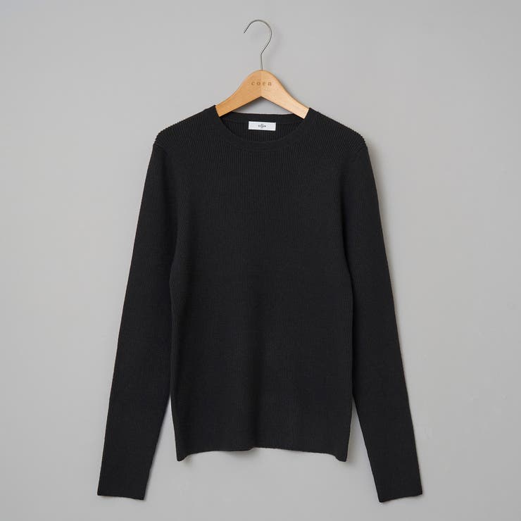 モチモチ ウォッシャブルリブクルーネックニット【Youtube紹介アイテム】 | coen【women】 | 詳細画像38 