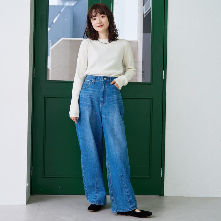 モチモチ ウォッシャブルリブクルーネックニット【Youtube紹介アイテム】 | coen【women】 | 詳細画像7 