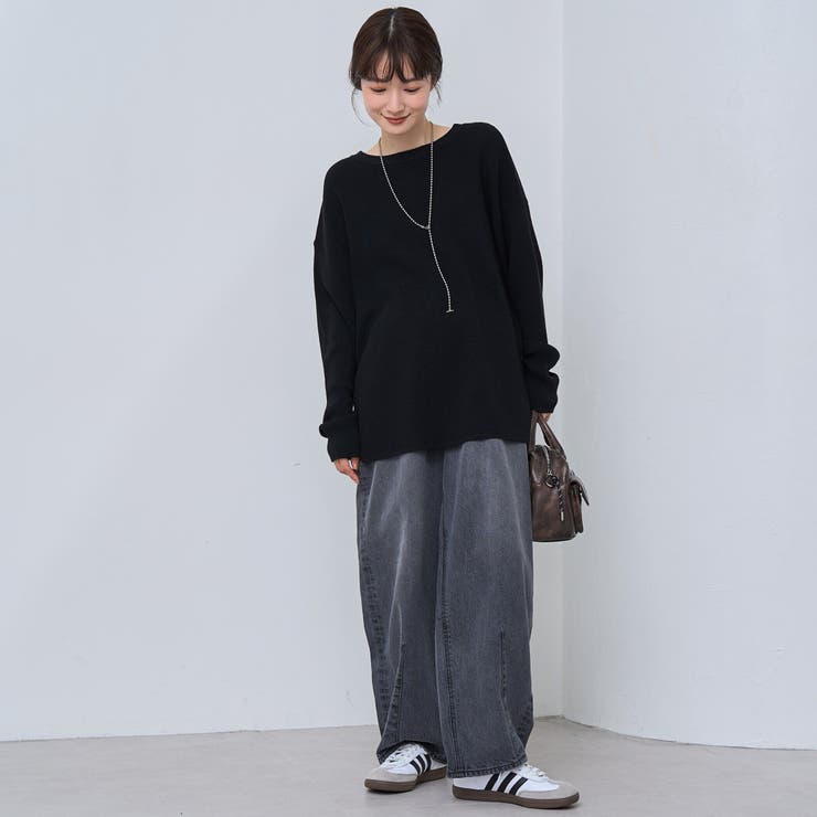 ウール混2WAY ワッフルニットプルオーバー | coen【women】 | 詳細画像12 