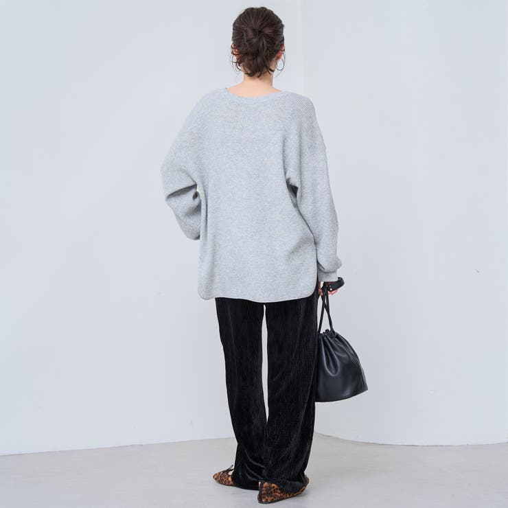 ウール混2WAY ワッフルニットプルオーバー | coen【women】 | 詳細画像23 