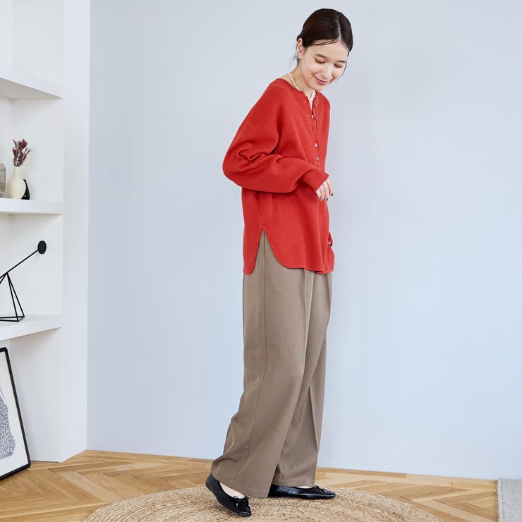 ウール混2WAY ワッフルニットプルオーバー | coen【women】 | 詳細画像28 