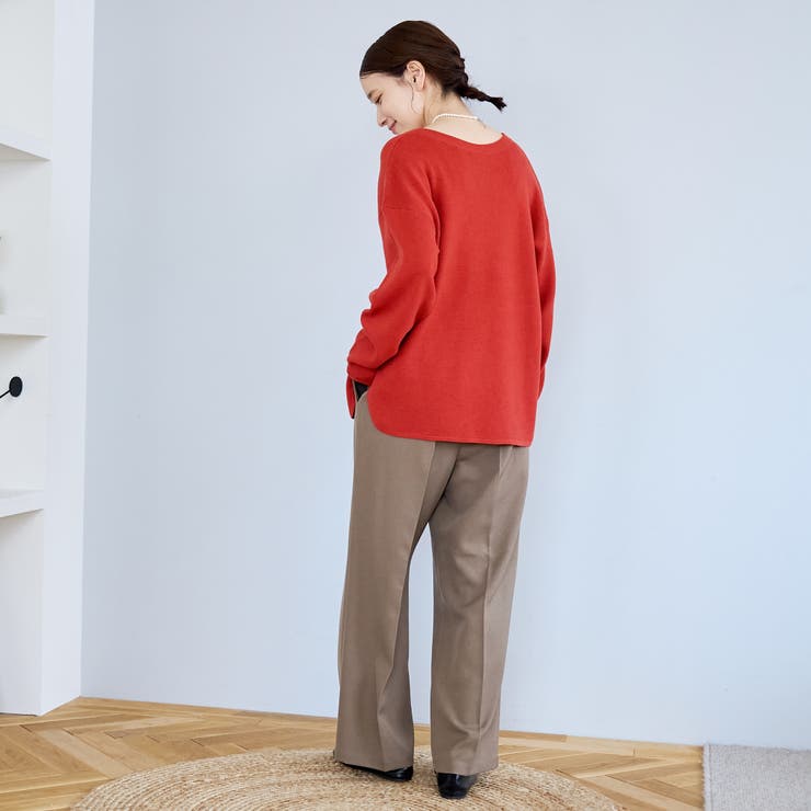 ウール混2WAY ワッフルニットプルオーバー | coen【women】 | 詳細画像29 