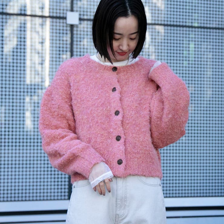 ブークレ 2way ミックスニットカーディガン	【Youtube紹介アイテム】 | coen【women】 | 詳細画像17 