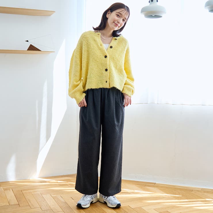 ブークレ 2way ミックスニットカーディガン	【Youtube紹介アイテム】 | coen【women】 | 詳細画像22 