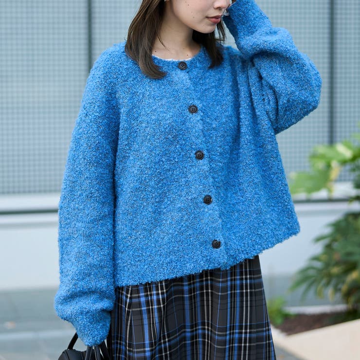 ブークレ 2way ミックスニットカーディガン	【Youtube紹介アイテム】 | coen【women】 | 詳細画像28 