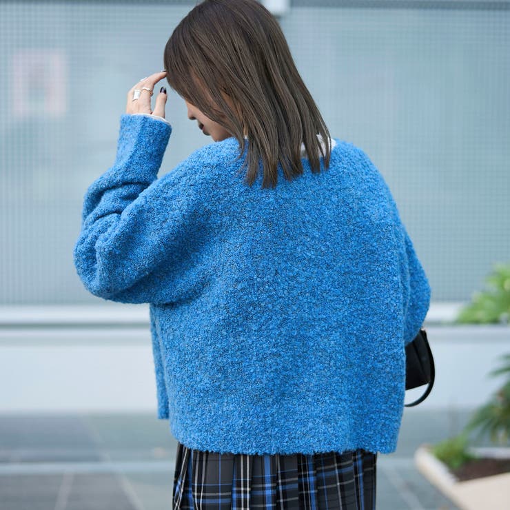 ブークレ 2way ミックスニットカーディガン	【Youtube紹介アイテム】 | coen【women】 | 詳細画像29 