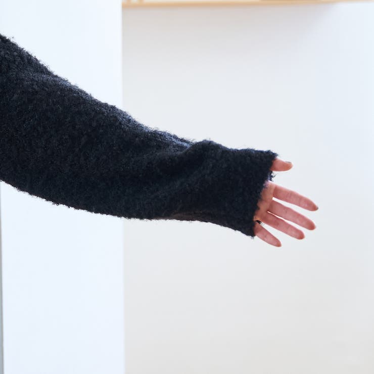 ブークレ 2way ミックスニットカーディガン	【Youtube紹介アイテム】 | coen【women】 | 詳細画像42 