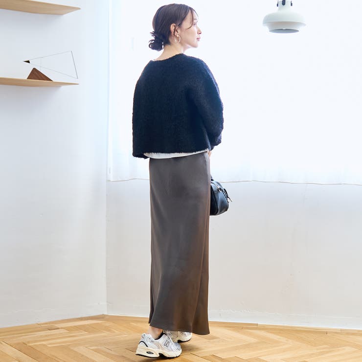 ブークレ 2way ミックスニットカーディガン	【Youtube紹介アイテム】 | coen【women】 | 詳細画像6 