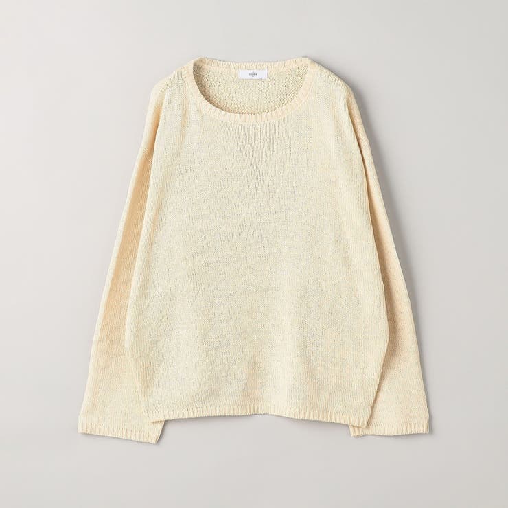 テープヤーンボートネックニットプルオーバー | coen【women】 | 詳細画像21 