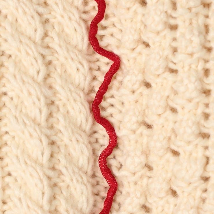 配色メローケーブル編みニットプルオーバー | coen【women】 | 詳細画像29 