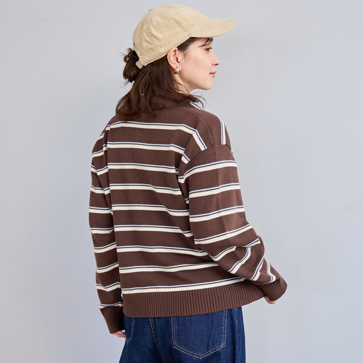  襟付きポロニット | coen【women】 | 詳細画像16 