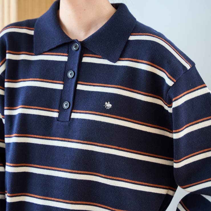  襟付きポロニット | coen【women】 | 詳細画像31 