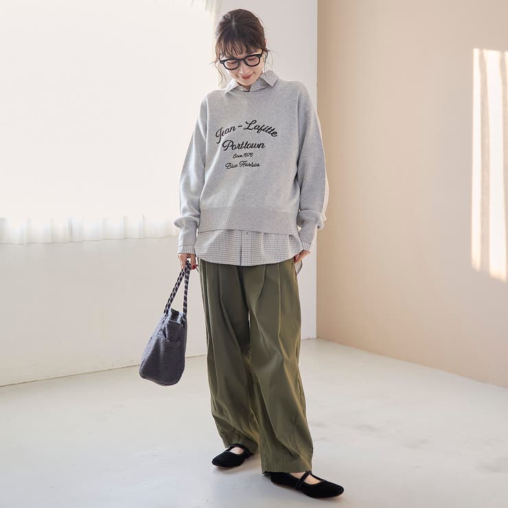 スウェットライクアソートロゴニット【Youtube紹介アイテム】 | coen【women】 | 詳細画像10 