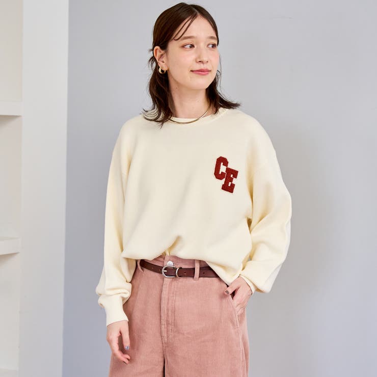 スウェットライクアソートロゴニット【Youtube紹介アイテム】 | coen【women】 | 詳細画像5 