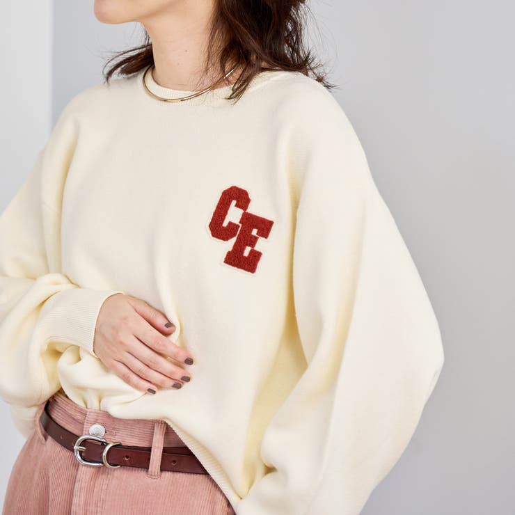 スウェットライクアソートロゴニット【Youtube紹介アイテム】 | coen【women】 | 詳細画像6 