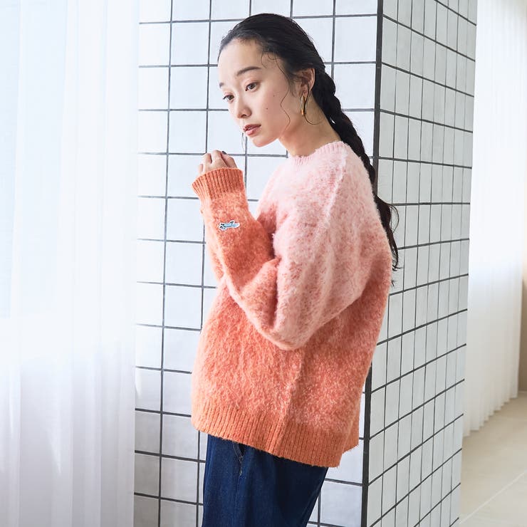 【PENNEYS（ぺニーズ）別注】 グラデ起毛シャギーニット | coen【women】 | 詳細画像11 