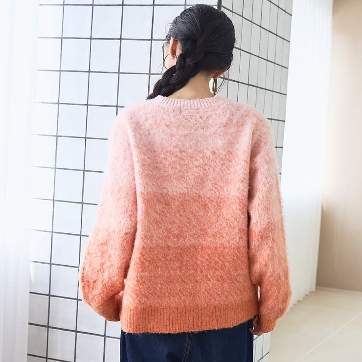 【PENNEYS（ぺニーズ）別注】 グラデ起毛シャギーニット | coen【women】 | 詳細画像12 