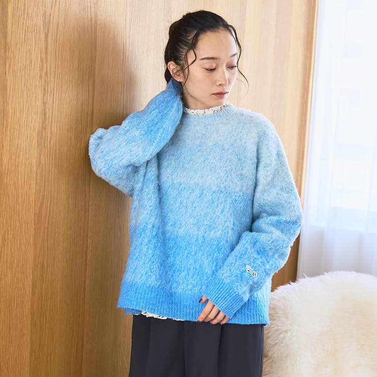 【PENNEYS（ぺニーズ）別注】 グラデ起毛シャギーニット | coen【women】 | 詳細画像17 