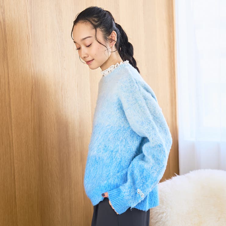 【PENNEYS（ぺニーズ）別注】 グラデ起毛シャギーニット | coen【women】 | 詳細画像18 