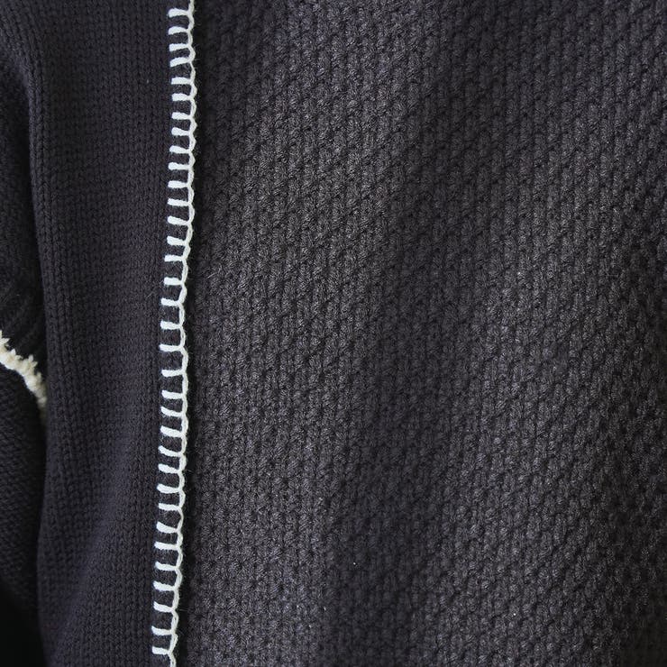 配色ステッチパッチワークニット | coen【women】 | 詳細画像19 