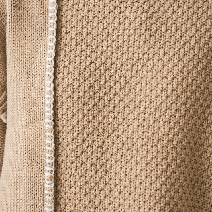 配色ステッチパッチワークニット | coen【women】 | 詳細画像24 