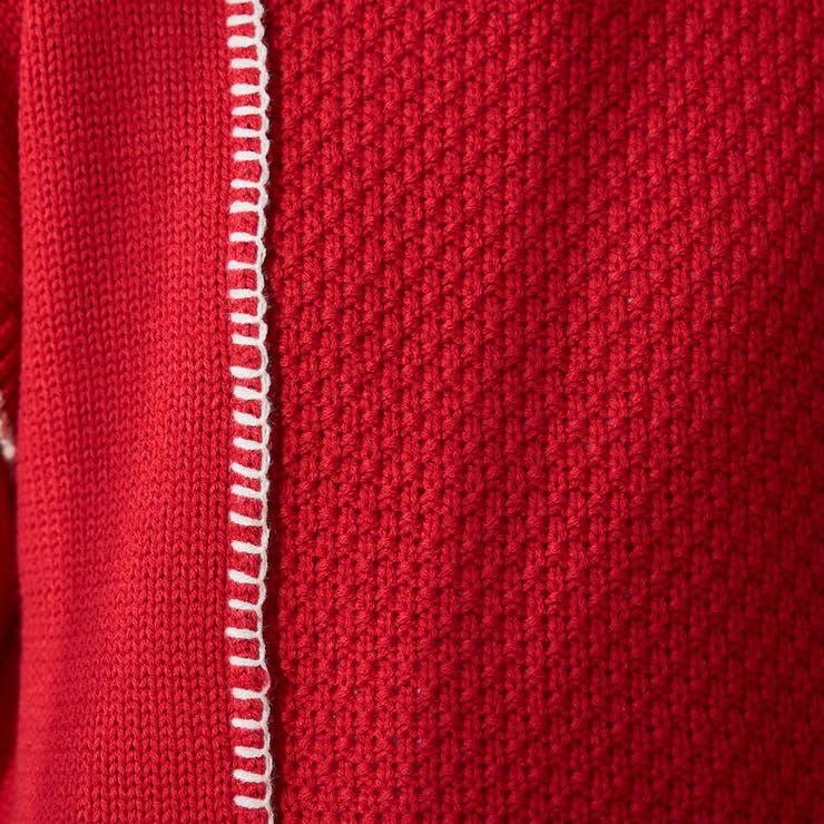 配色ステッチパッチワークニット | coen【women】 | 詳細画像34 