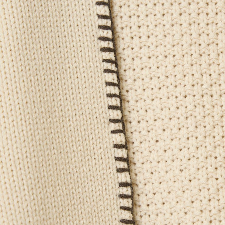 配色ステッチパッチワークニット | coen【women】 | 詳細画像42 