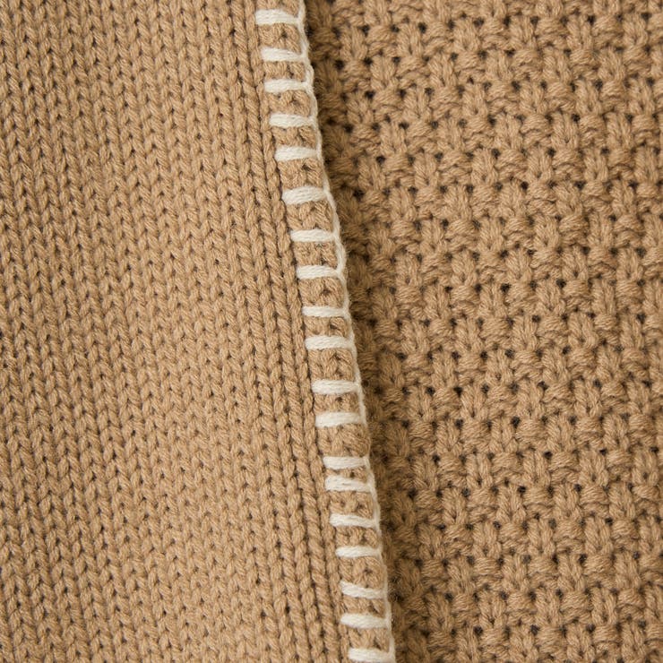 配色ステッチパッチワークニット | coen【women】 | 詳細画像46 