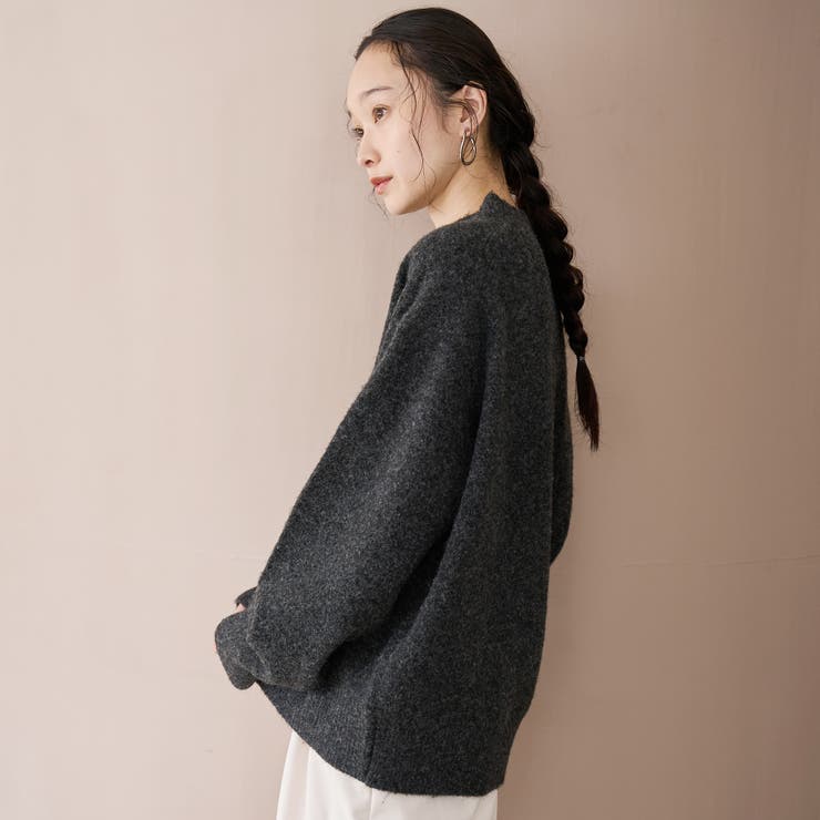 フラッフィーモックネック ウォッシャブルニット（WEB限定カラーあり） | coen【women】 | 詳細画像10 