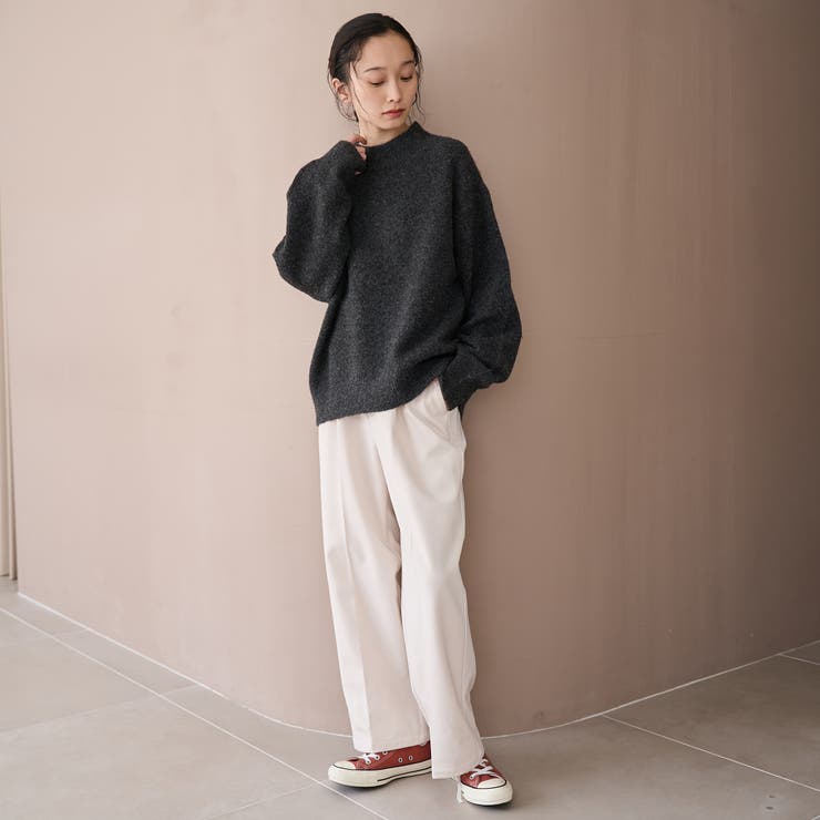 フラッフィーモックネック ウォッシャブルニット（WEB限定カラーあり） | coen【women】 | 詳細画像12 