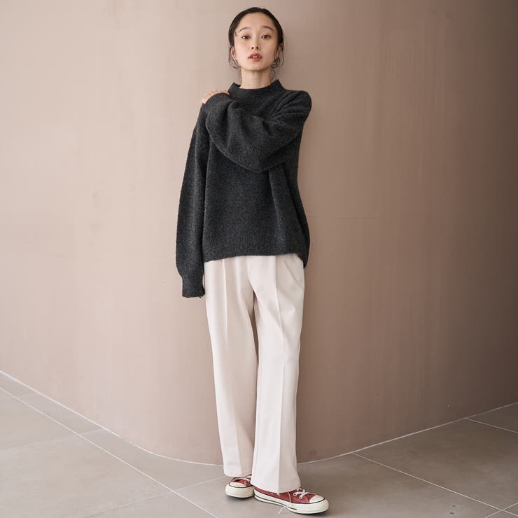 フラッフィーモックネック ウォッシャブルニット（WEB限定カラーあり） | coen【women】 | 詳細画像14 