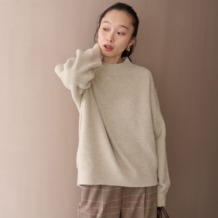 フラッフィーモックネック ウォッシャブルニット（WEB限定カラーあり） | coen【women】 | 詳細画像16 