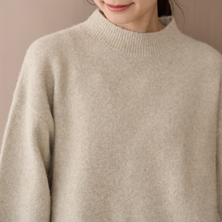 フラッフィーモックネック ウォッシャブルニット（WEB限定カラーあり） | coen【women】 | 詳細画像19 