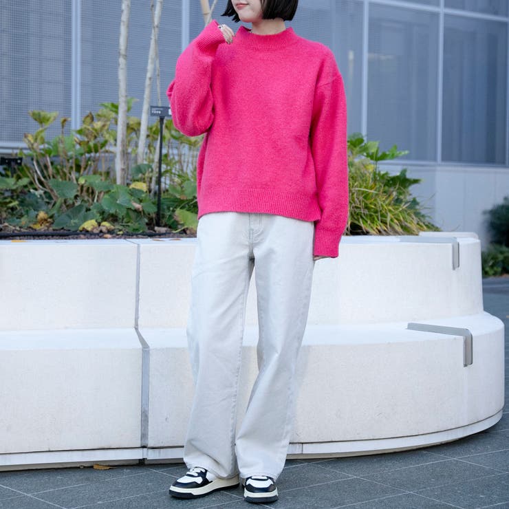 フラッフィーモックネック ウォッシャブルニット（WEB限定カラーあり） | coen【women】 | 詳細画像24 