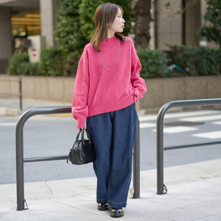 フラッフィーモックネック ウォッシャブルニット（WEB限定カラーあり） | coen【women】 | 詳細画像27 