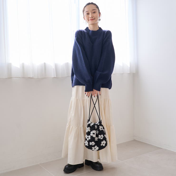 フラッフィーモックネック ウォッシャブルニット（WEB限定カラーあり） | coen【women】 | 詳細画像33 