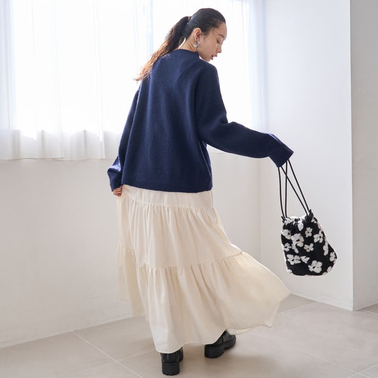 フラッフィーモックネック ウォッシャブルニット（WEB限定カラーあり） | coen【women】 | 詳細画像34 