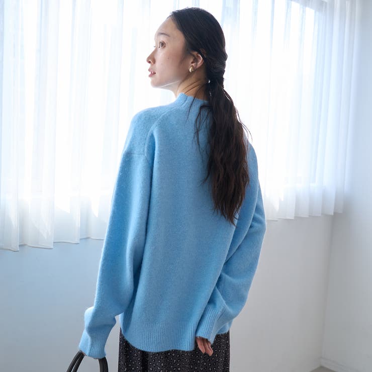 フラッフィーモックネック ウォッシャブルニット（WEB限定カラーあり） | coen【women】 | 詳細画像38 